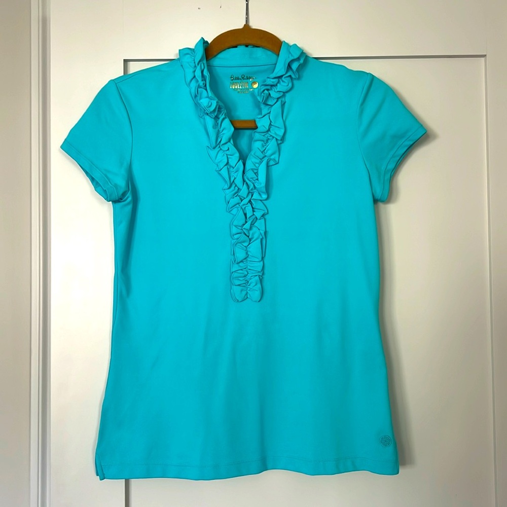 Lilly Pulitzer Frida Ruffle Polo